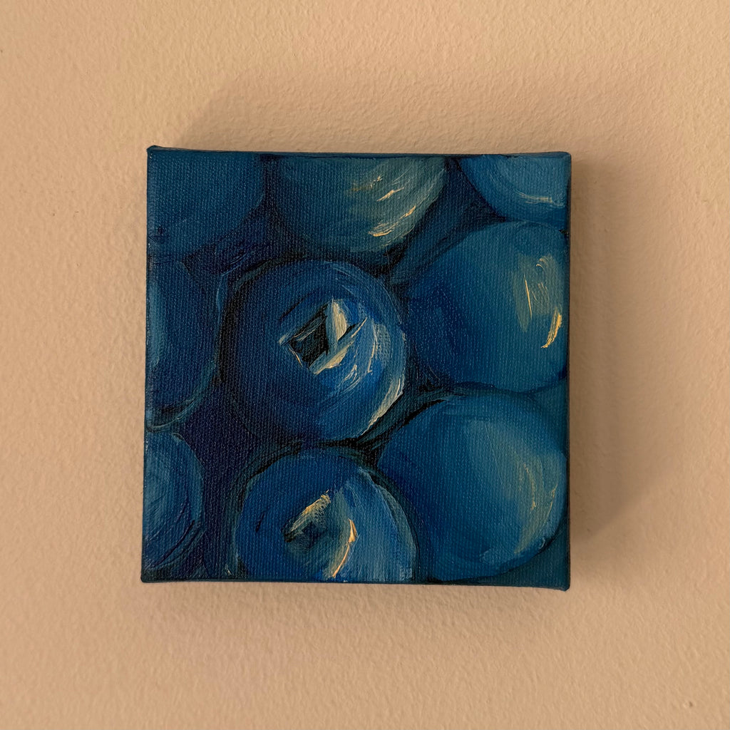 "Blueberries", 10x10 cm Original