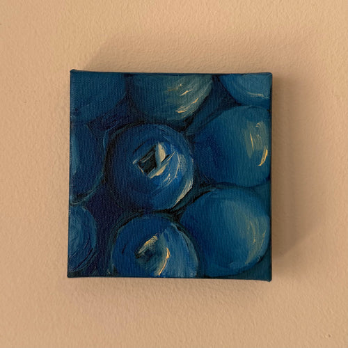 "Blueberries", 10x10 cm Original