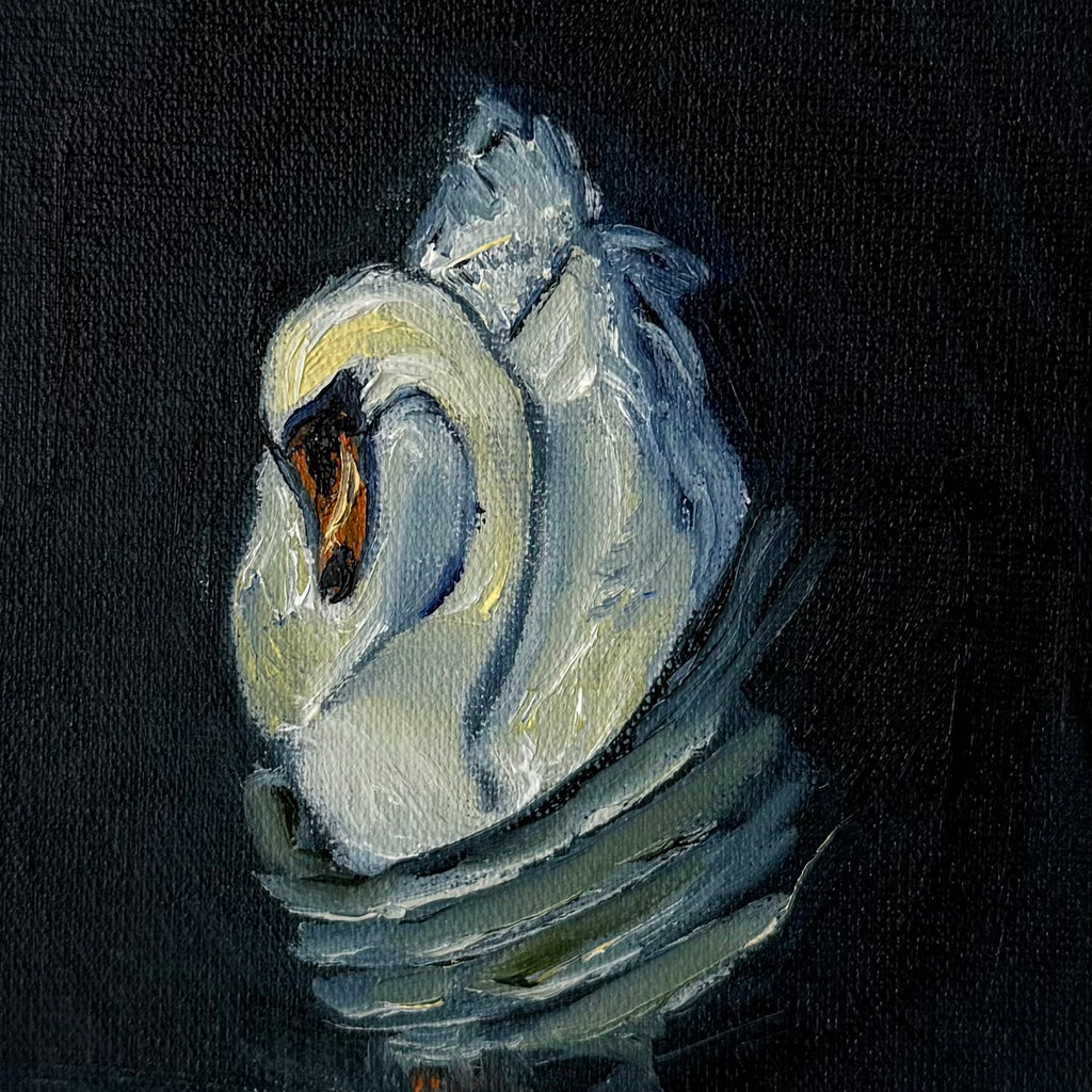 "Cisne II", 10x10 cm Original