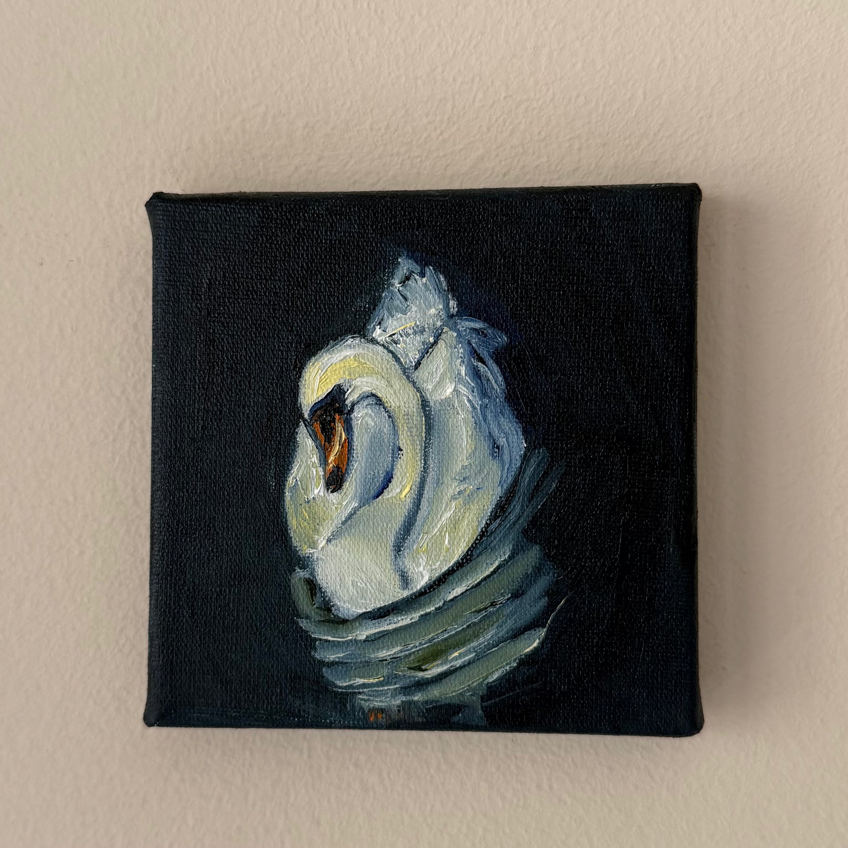 "Cisne II", 10x10 cm Original