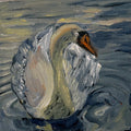 "Cisne III", 10x10 cm Original