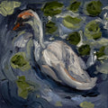 "Cisne IV", 10x10 cm Original