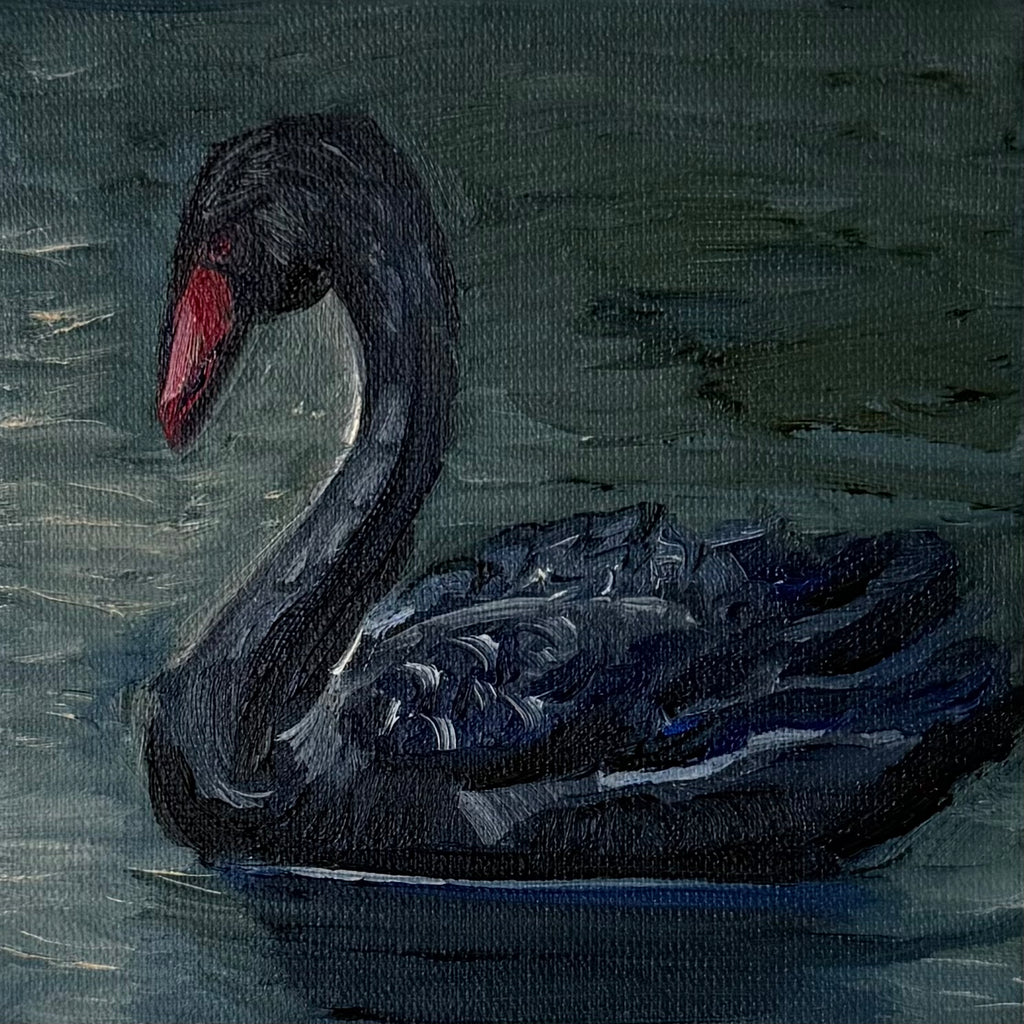 "Cisne V", 10x10 cm Original