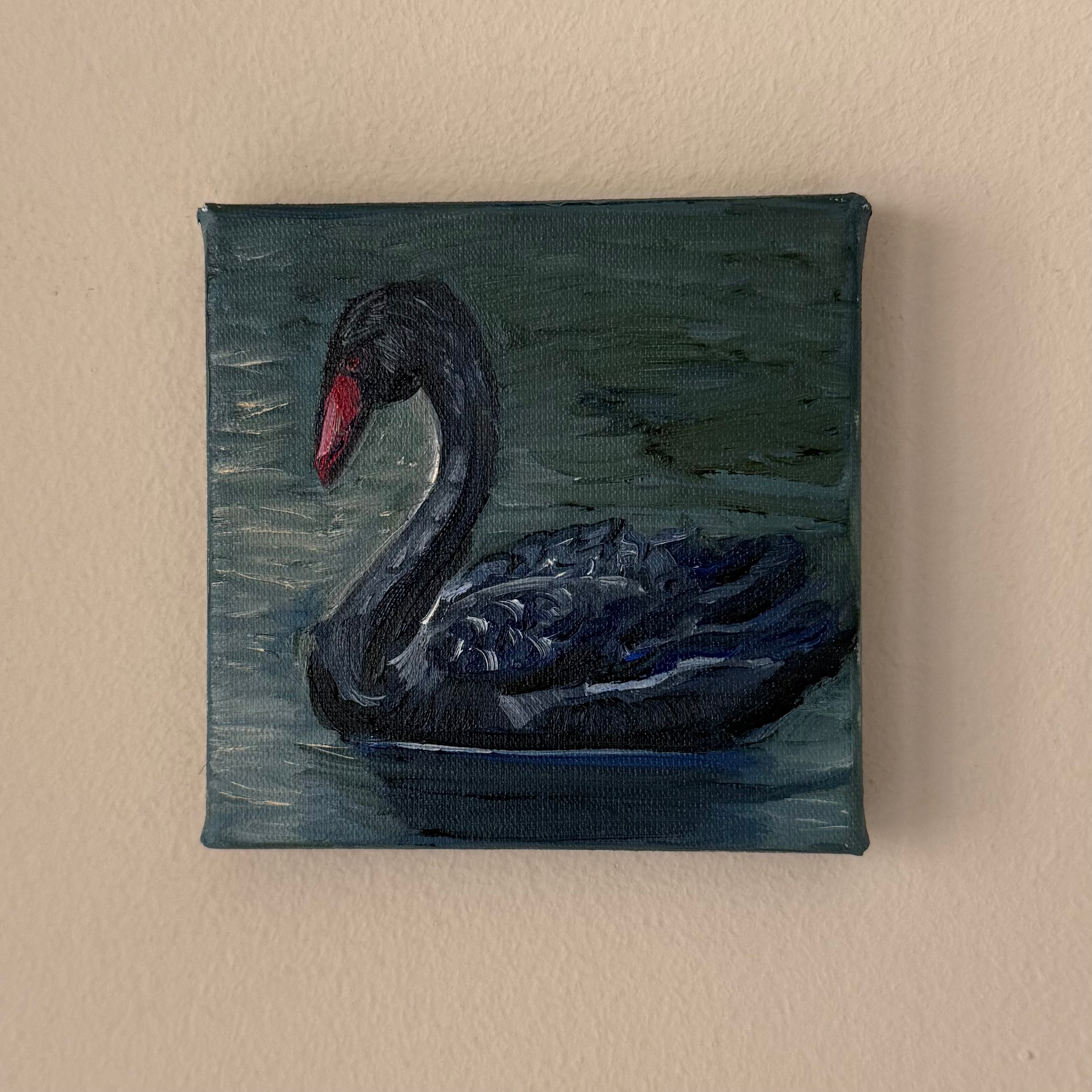 "Cisne V", 10x10 cm Original
