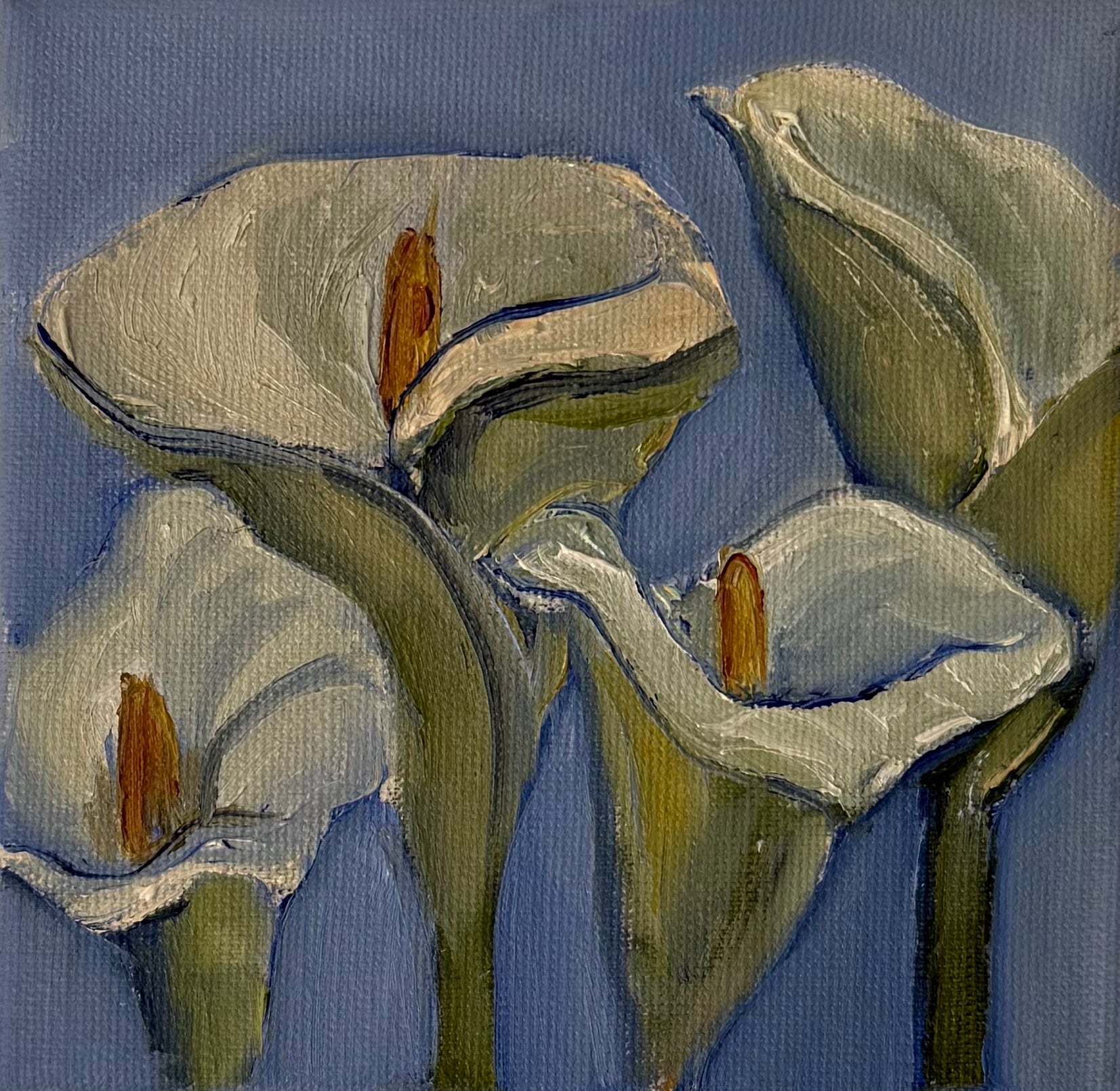 "Copos-de-leite", 10x10 cm Original