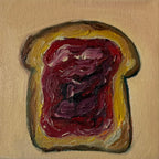 "Pão com geleia", 10x10 cm Original