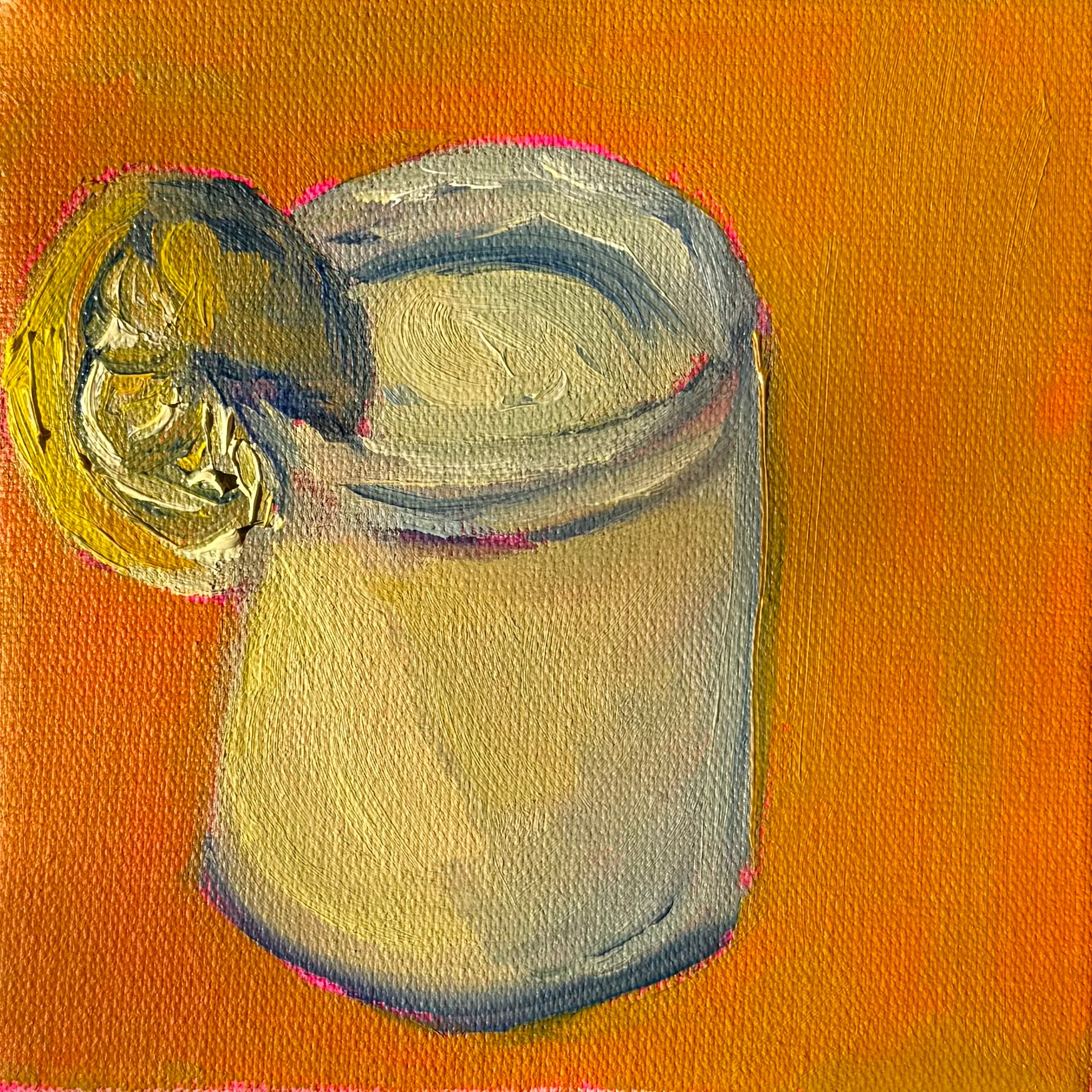 "Café da Manhã II", 10x10 cm Original