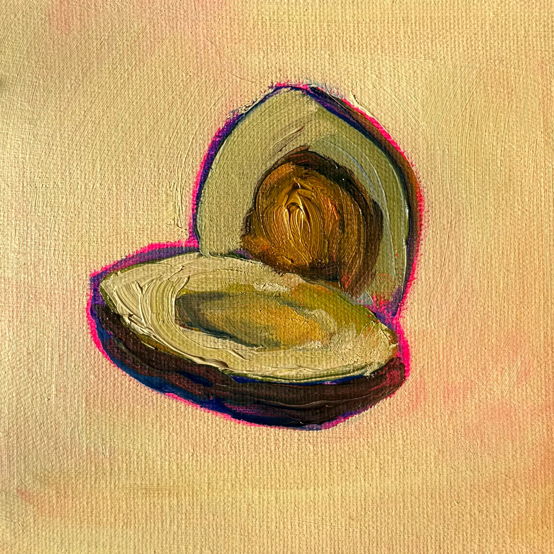 "Café da Manhã V", 10x10 cm Original
