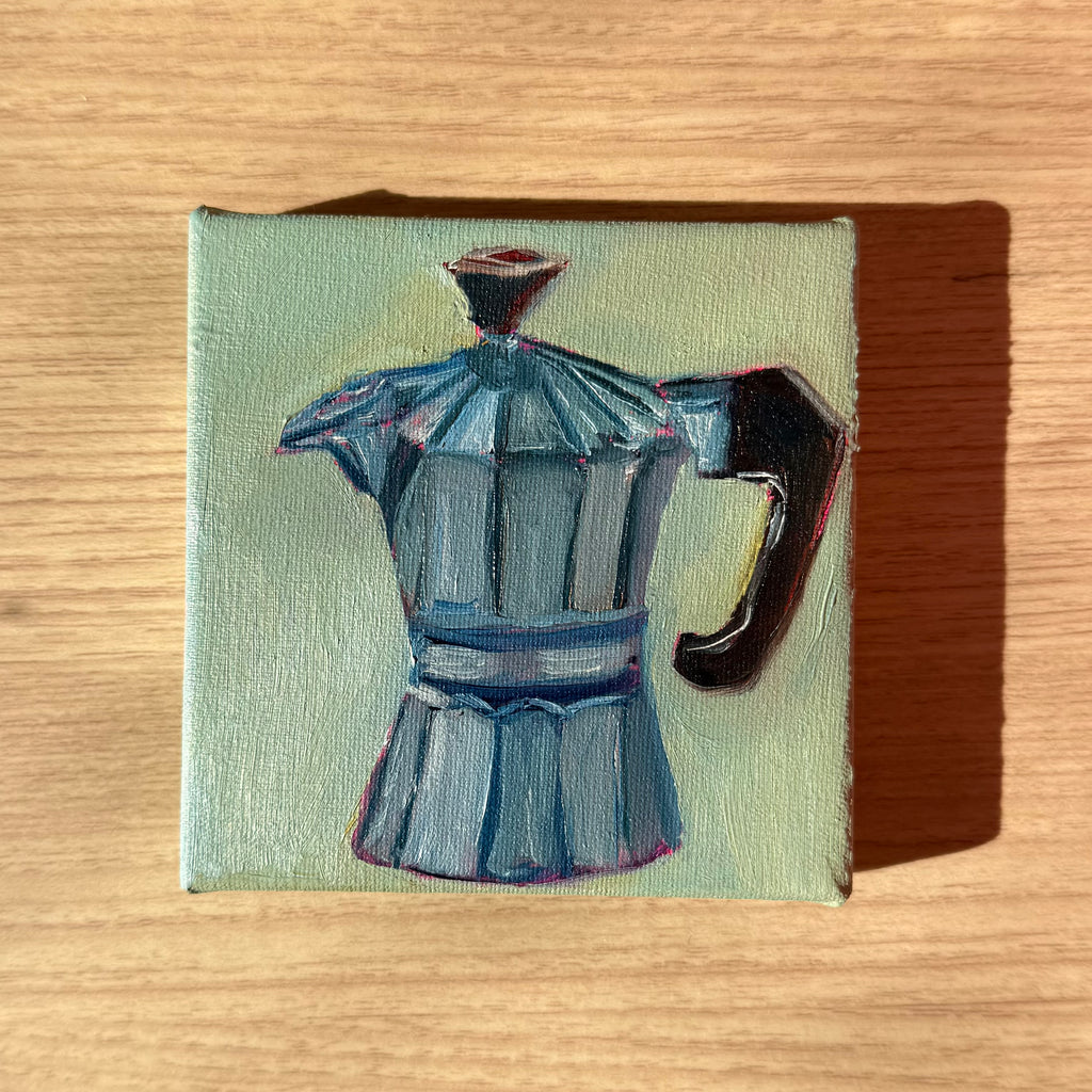 "Café da Manhã VI", 10x10 cm Original