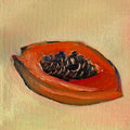 "Café da Manhã III", 10x10 cm Original
