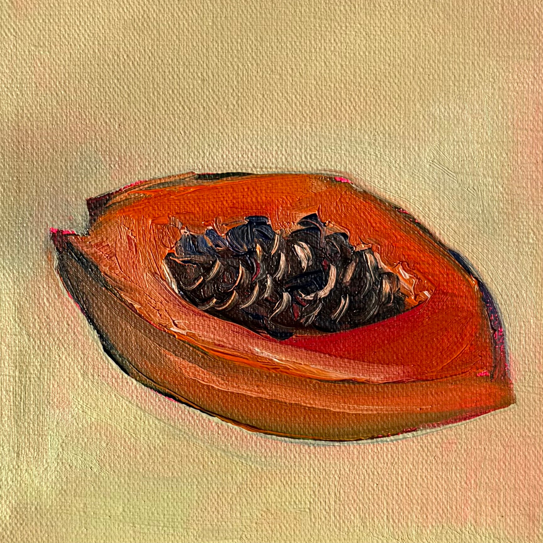 "Café da Manhã III", 10x10 cm Original