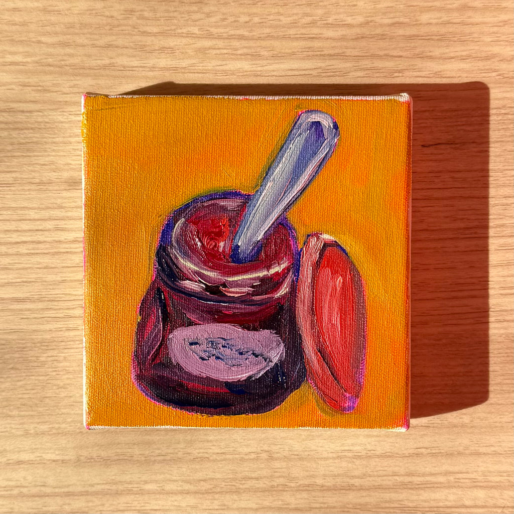 "Café da Manhã IV", 10x10 cm Original