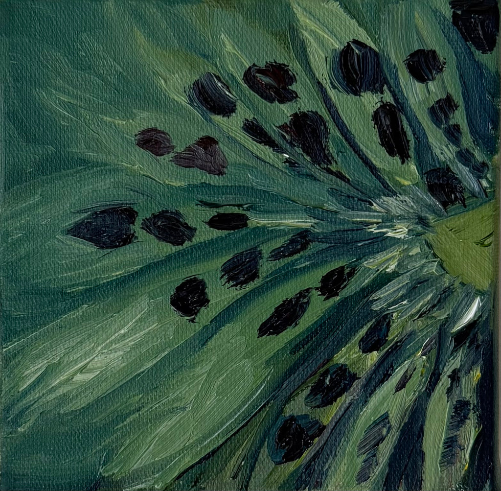 "Kiwi de perto", 10x10 cm Original