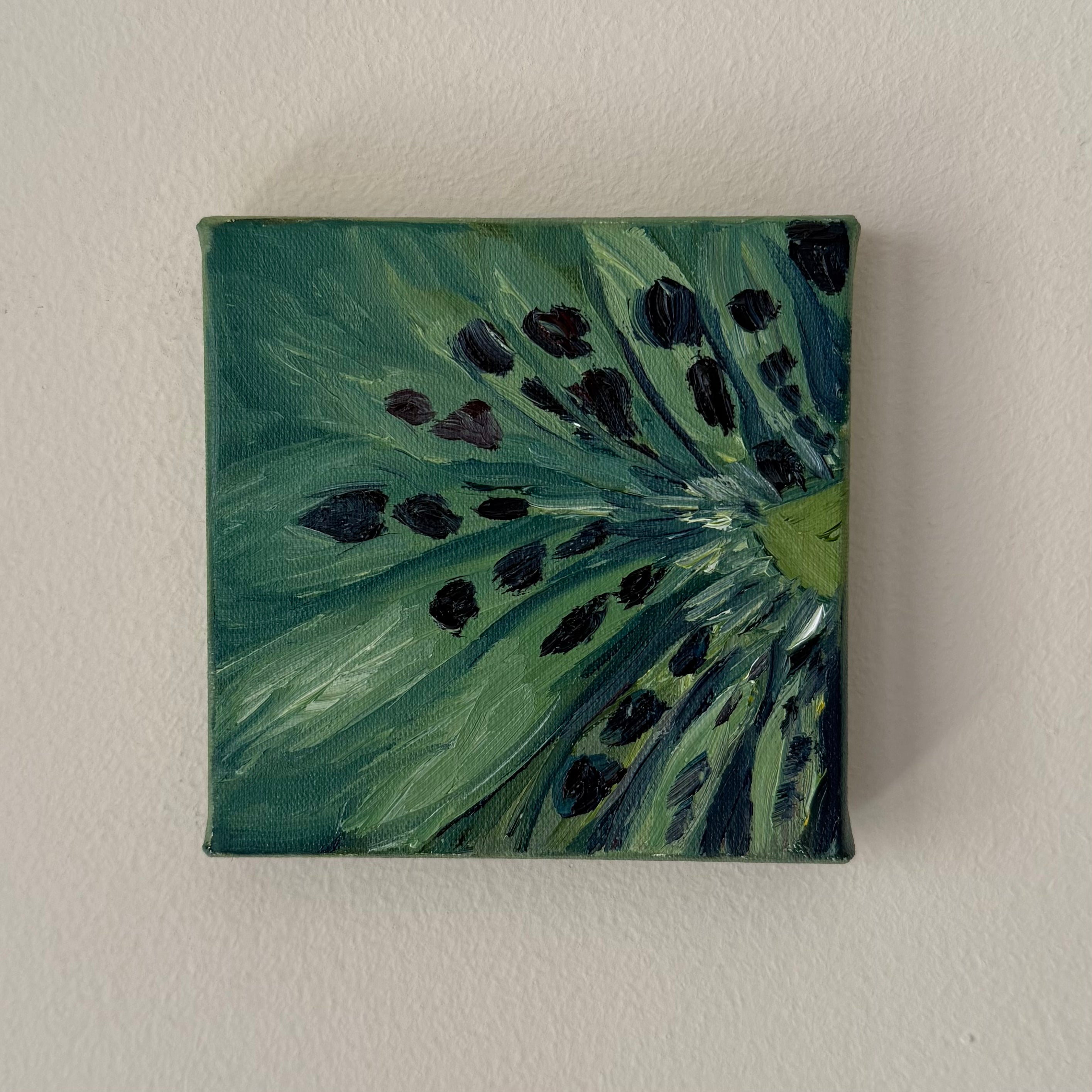"Kiwi de perto", 10x10 cm Original