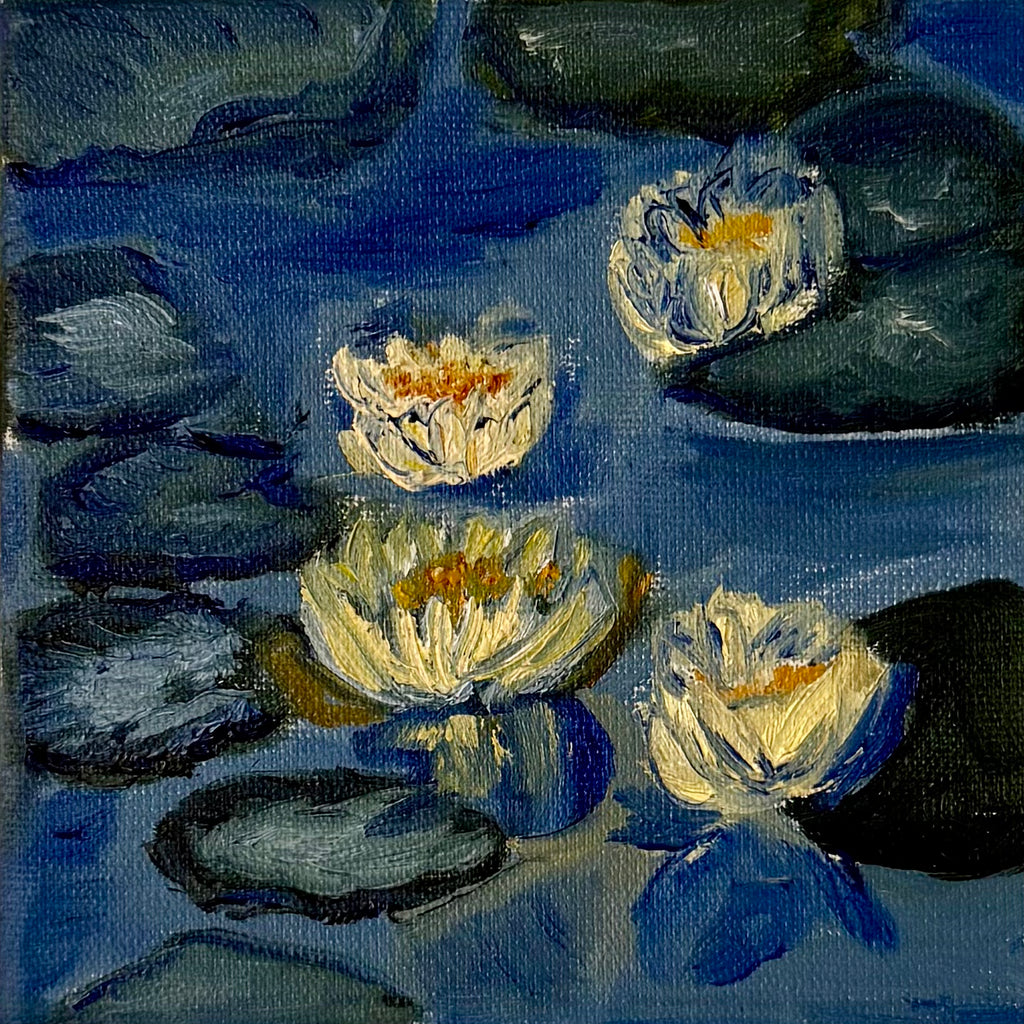 "Lago II", 10x10 cm Original