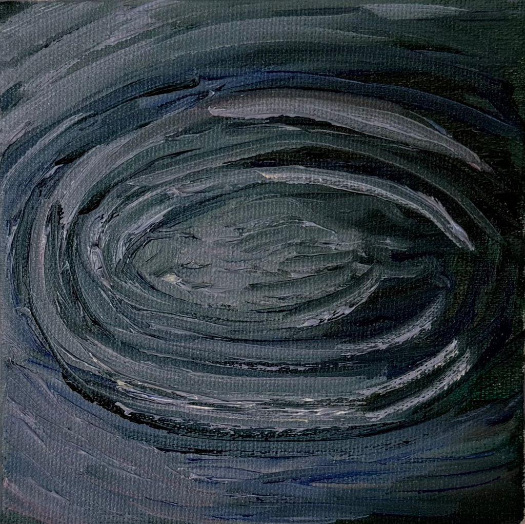 "Lago III", 10x10 cm Original