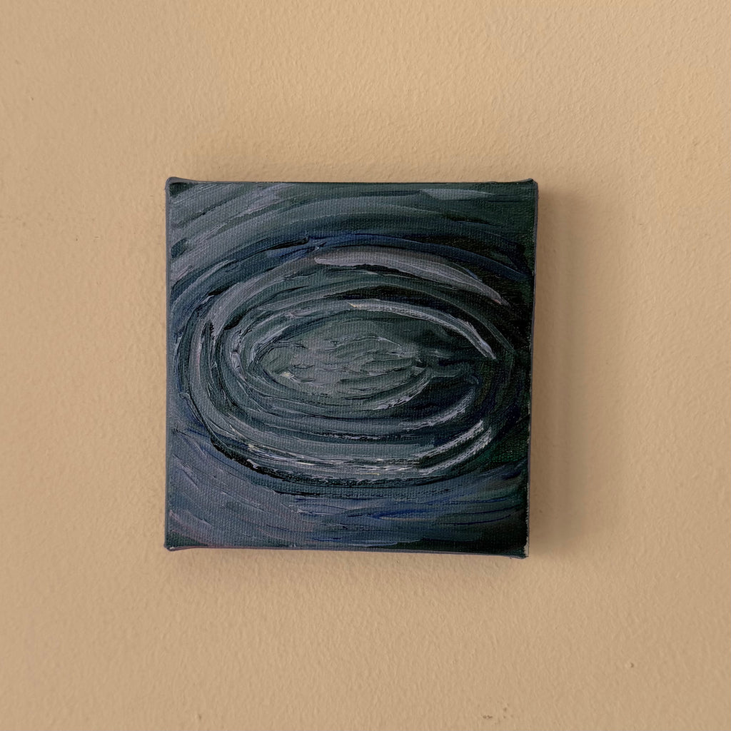 "Lago III", 10x10 cm Original