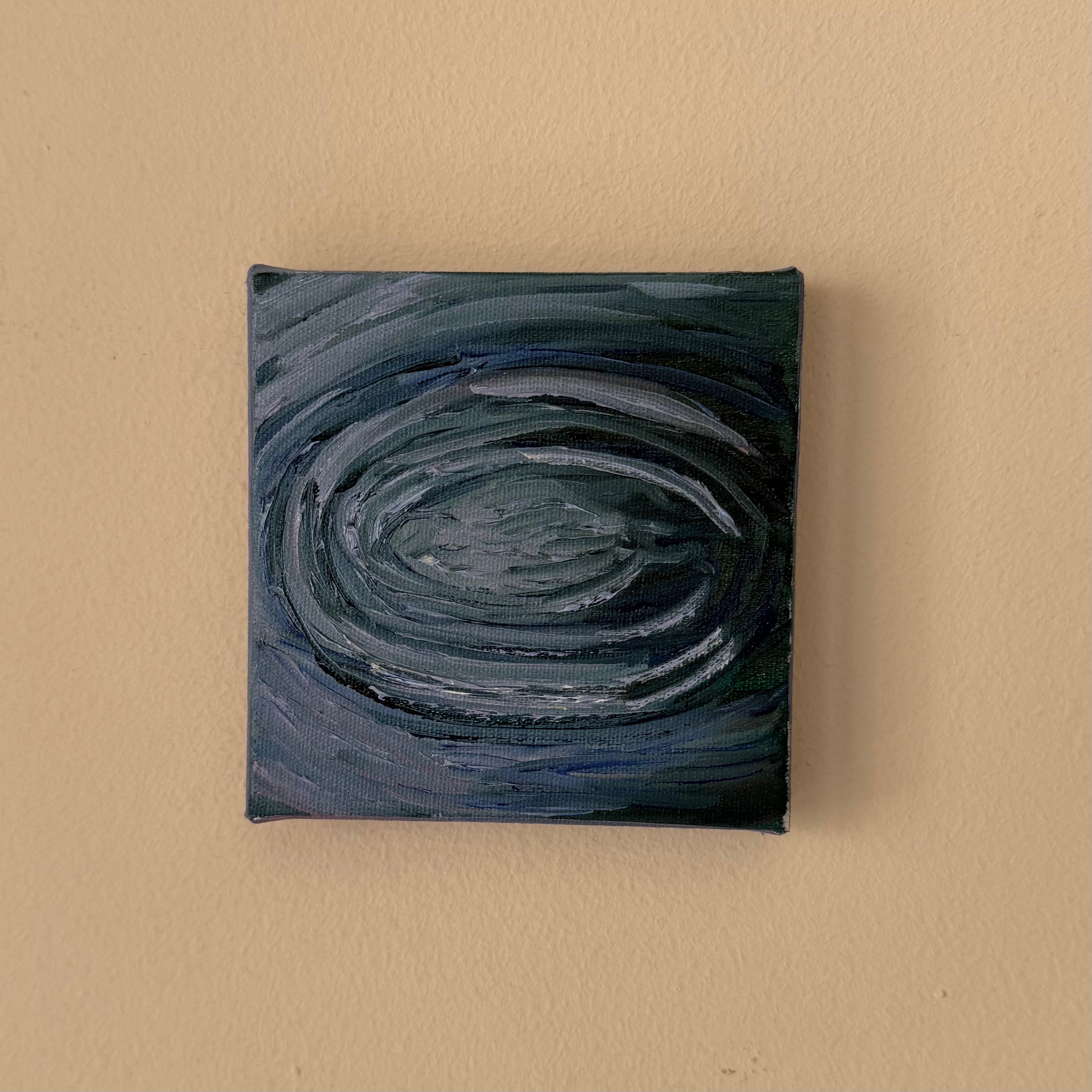 "Lago III", 10x10 cm Original