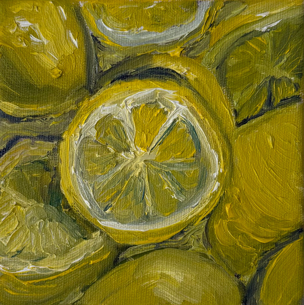 "Limões", 10x10 cm Original