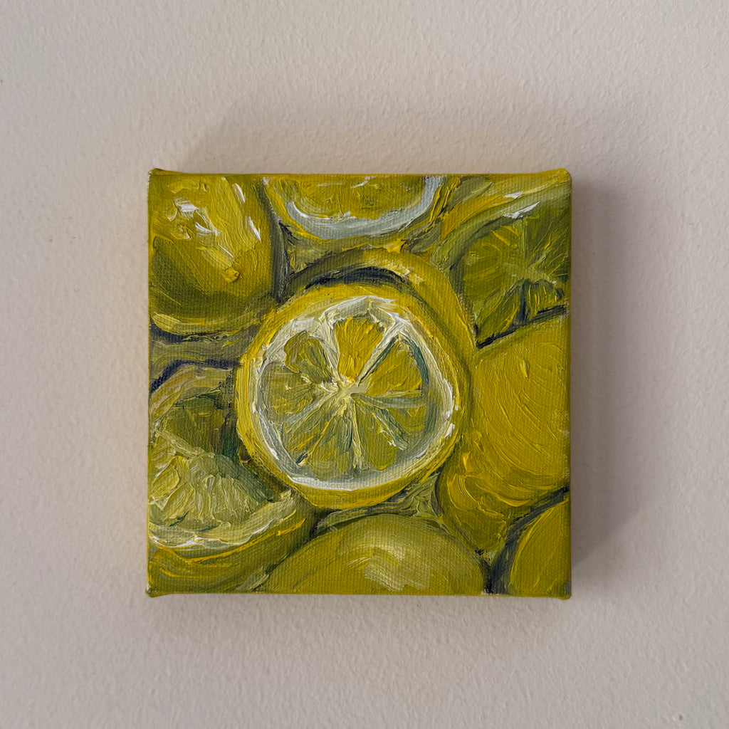 "Limões", 10x10 cm Original