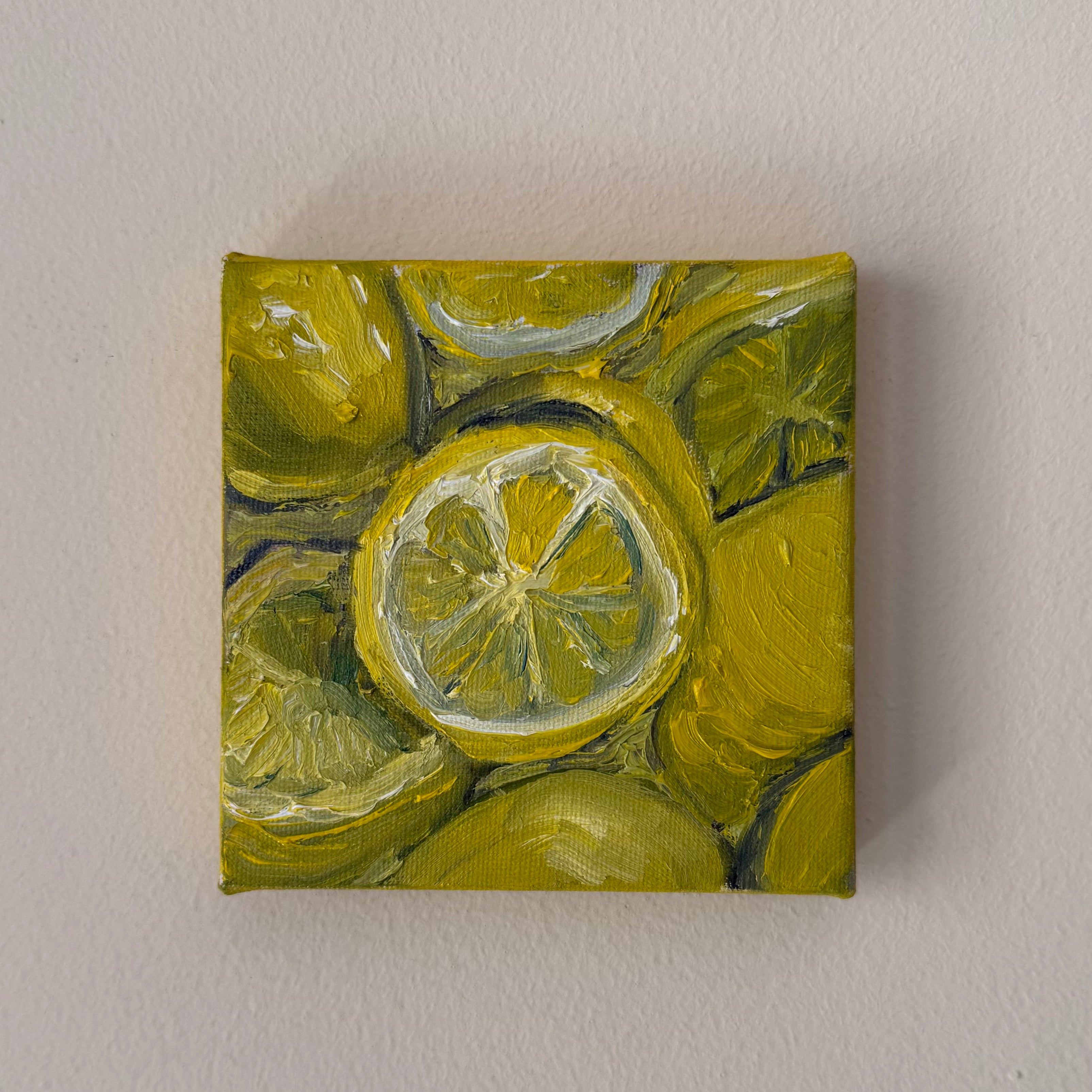 "Limões", 10x10 cm Original