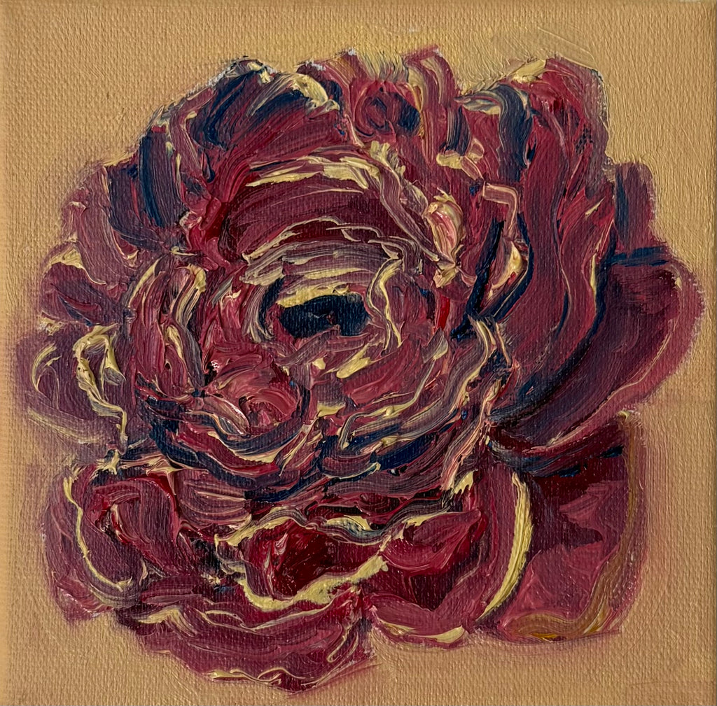 "Peônia", 10x10 cm Original