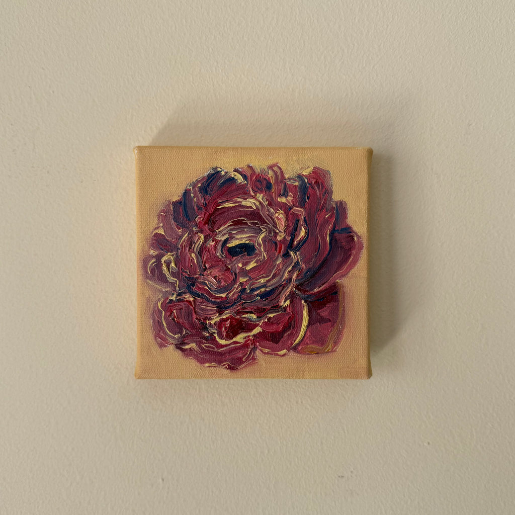 "Peônia", 10x10 cm Original