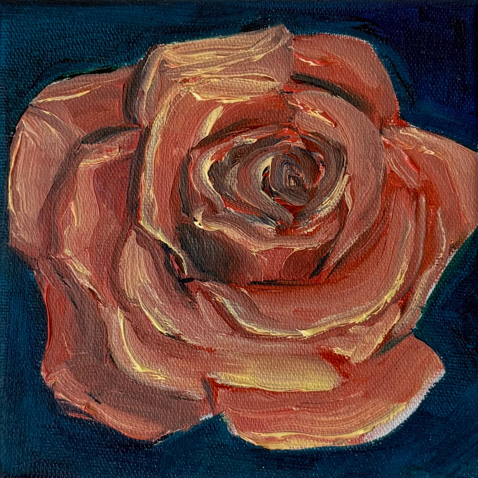 "Rosa", 10x10 cm Original