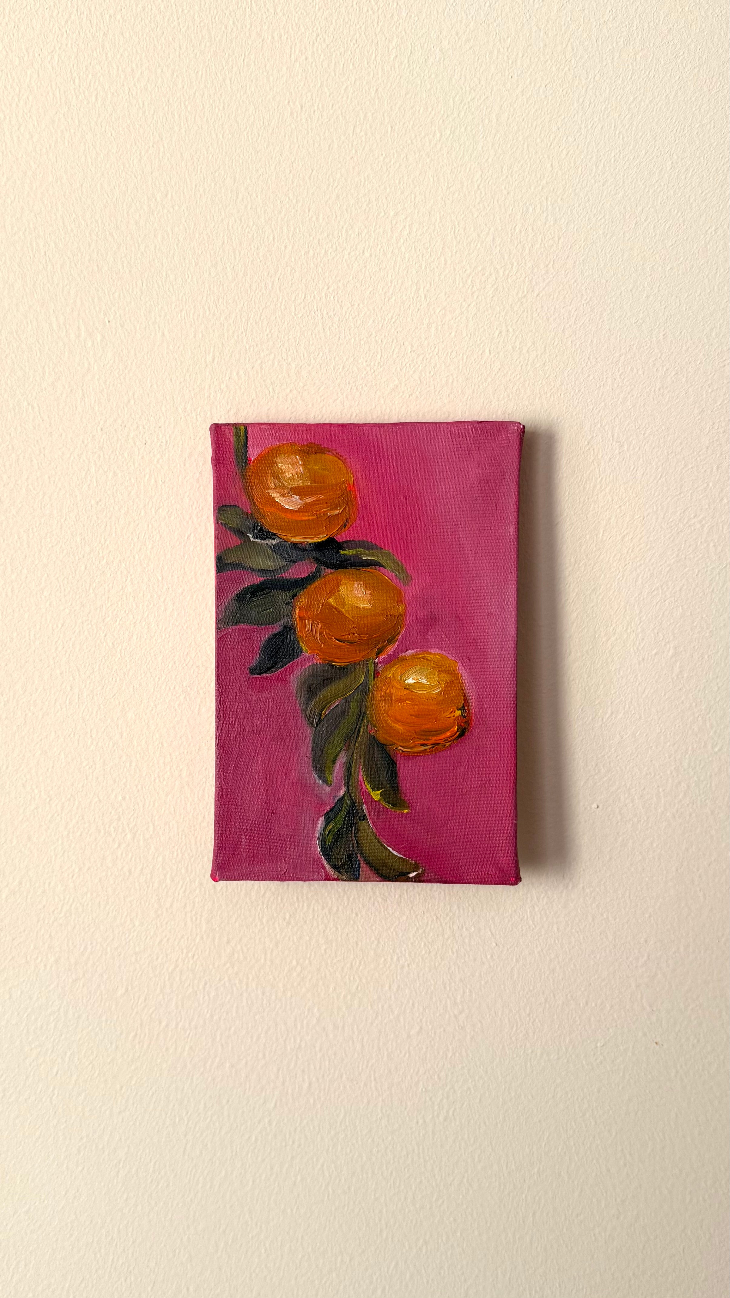 Tangerinas II, 10x15 cm Original