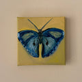 "Borboleta azul", 10x10 cm Original