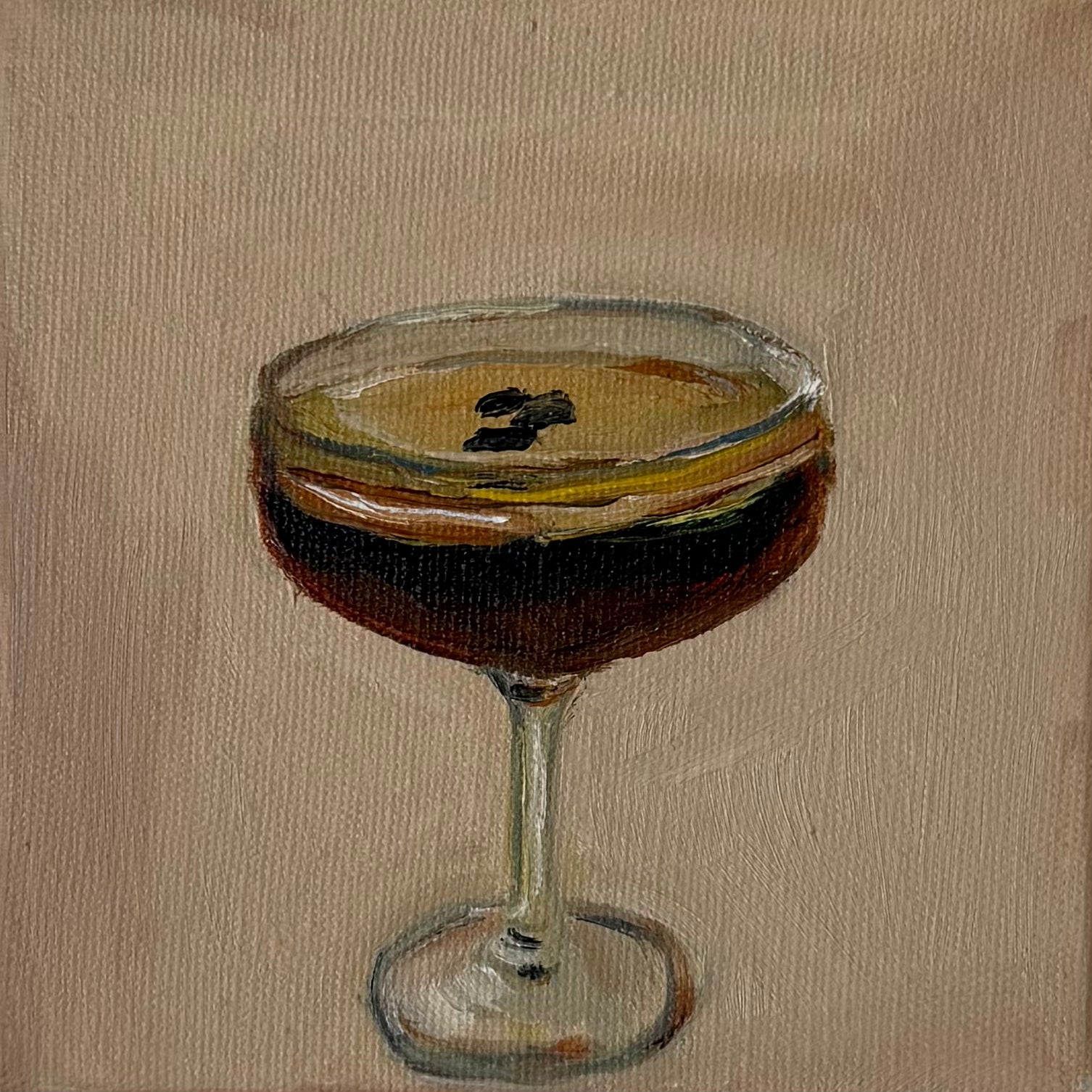 "Espresso Martini I", 10x10 cm Original