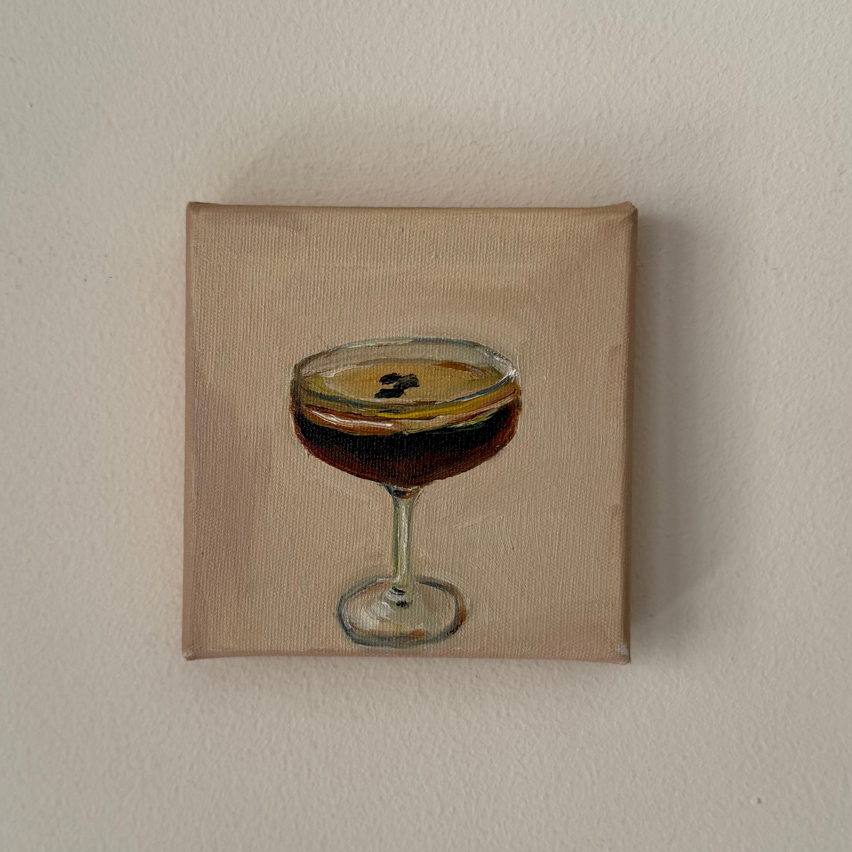 "Espresso Martini I", 10x10 cm Original