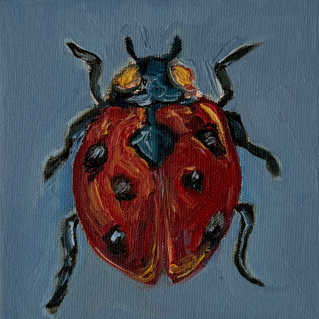 "Joaninha", 10x10 cm Original