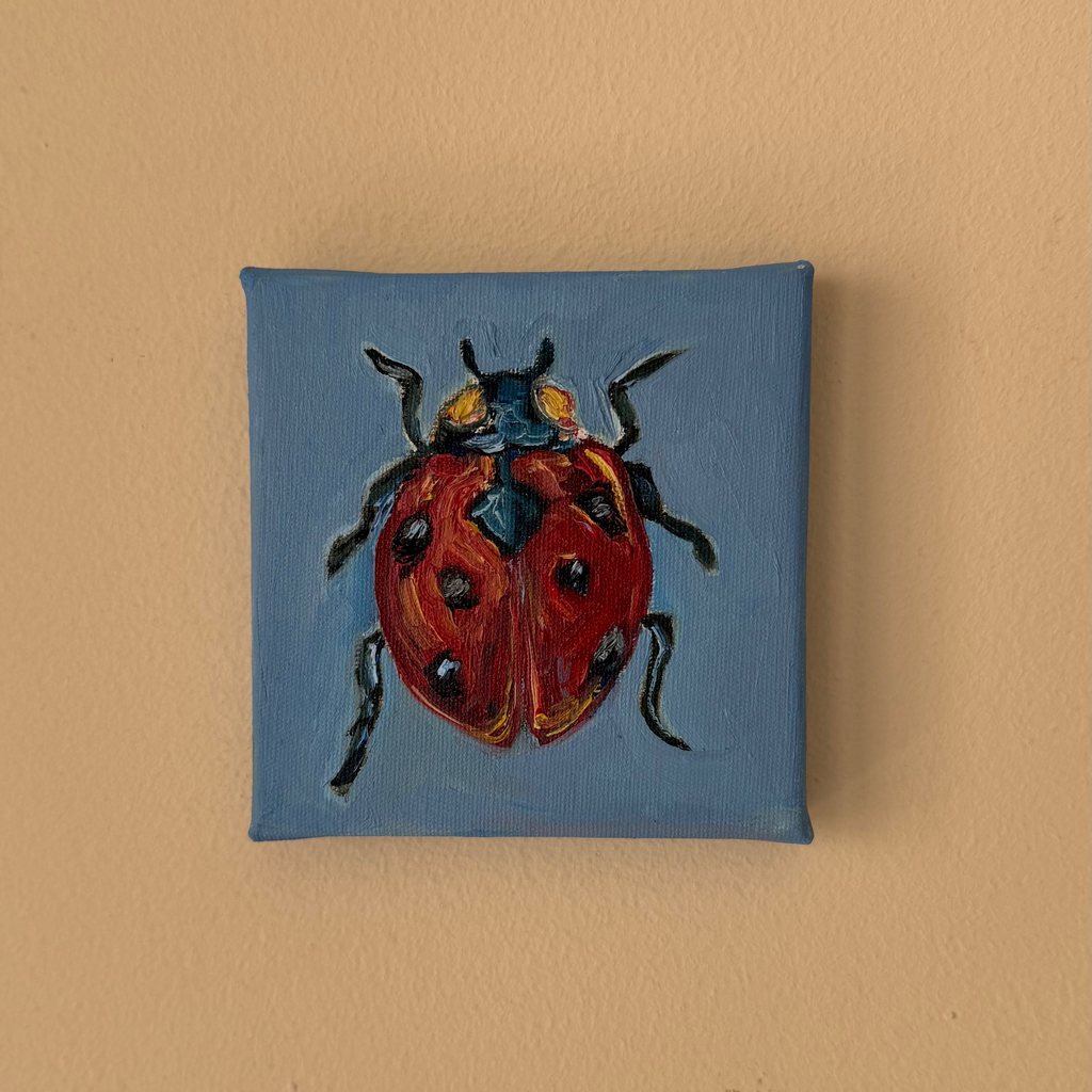 "Joaninha", 10x10 cm Original