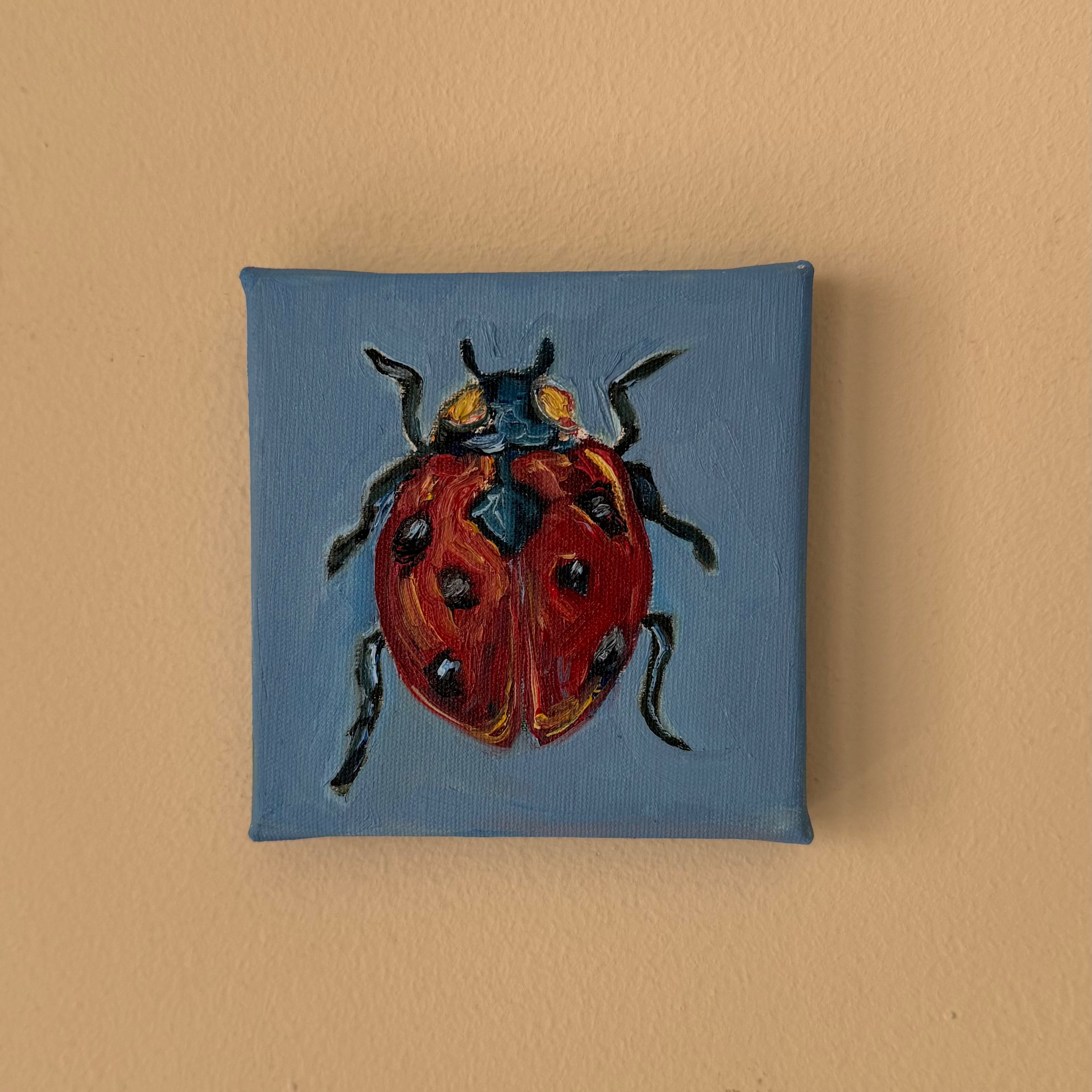 "Joaninha", 10x10 cm Original