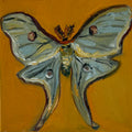 "Mariposa luna", 10x10 cm Original